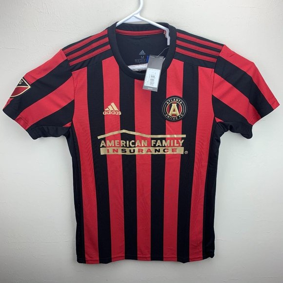 Adidas Mens Medium Black and Red climalite Jersey - Picture 2 of 5